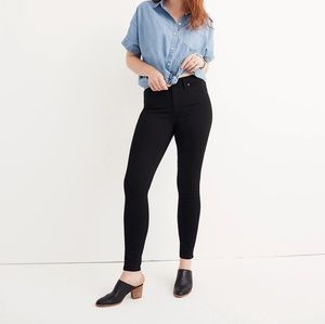 Madewell 9" High-rise ISKO Black Jeans